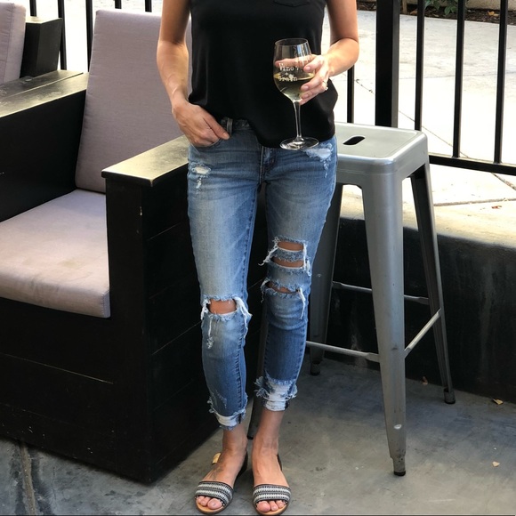 HP💥KanCan • Distressed Light Denim - Picture 7 of 8